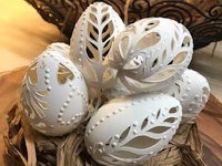 Made By Barb Carved Easter Eggs